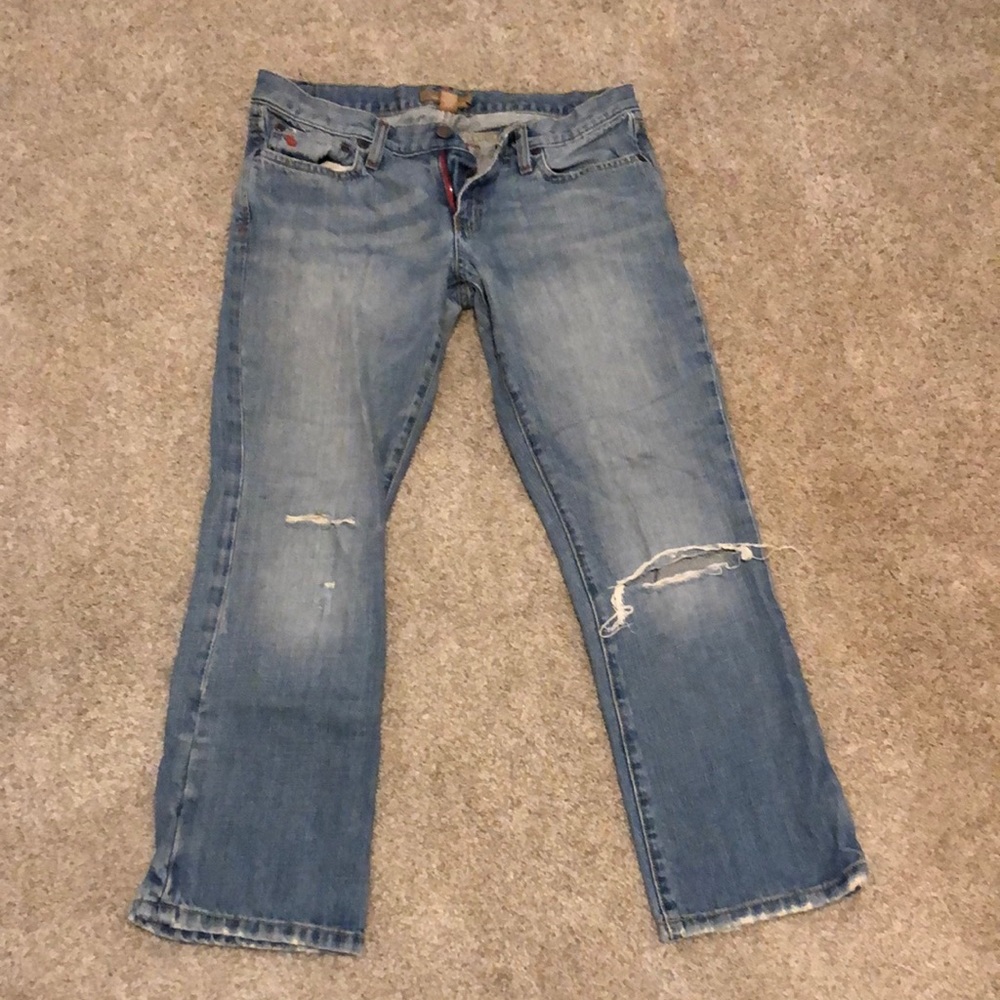 Vintage A&F 5 pocket low rise slim straight jeans